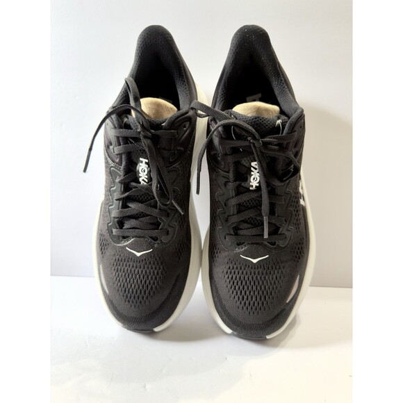 Women Hoka Bondi 9 Women\'s Sz.9.5   Men’s 8.5  Black / White Running Shoes Size